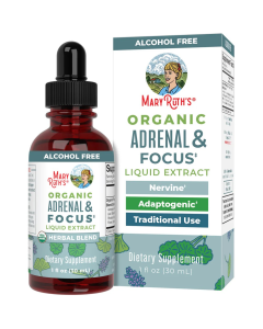 Mary Ruth's Organic Adrenal & Focus Herbal Blend - Front view