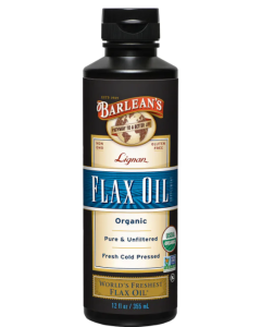 Barlean's Organic Lignan Flax Oil, 12 oz.