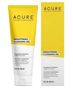 Acure Brilliantly Brightening Cleansing Gel, 4 fl. oz.