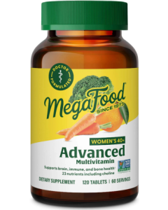 MegaFood Women's Advanced 40 + Multivitamin, 180 tablets