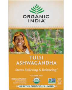 Organic India Tulsi Ashwagandha Tea - Main