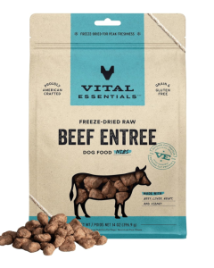 Beef Entree Dog Food Nibs - Front view