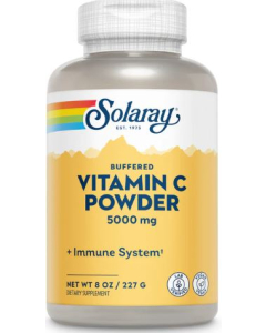 Solaray Buffered Vitamin C Powder, 5000mg, 8oz