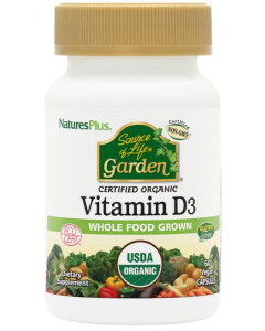 Nature's Plus Source of Life Garden Vitamin D3 5000IU, 60 Veg Capsule