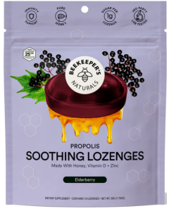 Beekeeper's Naturals Elderberry Lozenges - Main