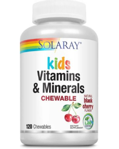 Solaray Kid's Chewable Vitamins & Minerals, 120 Chewables