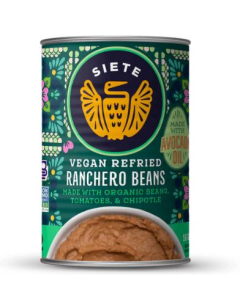 Siete Ranchero Refried Beans, 16 oz.