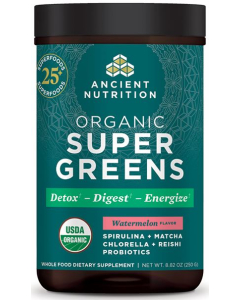 Ancient Nutrition Organic Supergreens Watermelon - Main