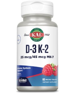 KAL D-3 K-2 Red Raspberry, 60 Micro Tablets