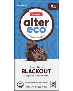 Alter Eco Deep Dark Blackout Chocolate Bar, 2.82 oz.