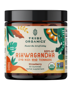 Tribe Organics Ashwagandha KSM-66 for Kids & Teens - Front view