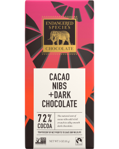 Endangered Species Cacao Nibs + Dark Chocolate