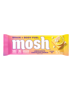 Mosh Lemon White Chocolate Crunch Bar - Front view