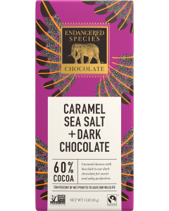 Endangered Species Caramel, Sea Salt, + Dark Chocolate