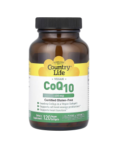 Country Life Vegan CoQ10 100 mg - Front view