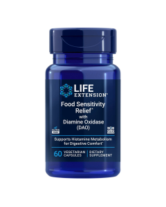 Life Extension Food Sensitivity Relief with Diamine Oxidase (DAO) - Front view