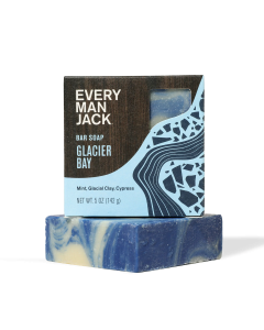 Every Man Jack Glacier Bay Bar Soap - Front view