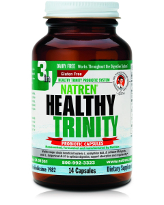 Natren Healthy Trinity Probiotic, 14 Capsules