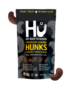 Hu Chocolate Covered Cashews + Vanilla Bean Hunks, 4 oz.