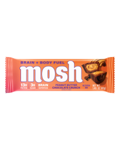 Mosh Peanut Butter Chocolate Crunch Bar - Front view