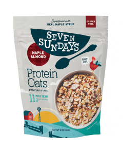 Seven Sundays Maple Almond Protein Oats - Front view