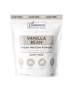 Just Ingredients Vegan Vanilla Bean Protein Powder - Front view