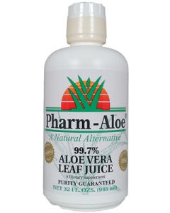 Pharm-Aloe Whole Leaf Organic Aloe Vera Juice, 32 fl.oz.