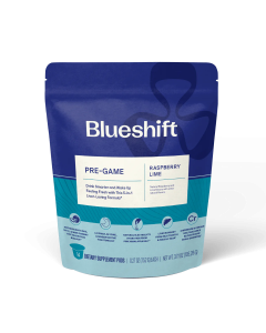 Blueshift Nutrition Pre-Game Raspberry Lime - Front view