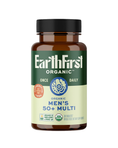 EarthFirst Organic Men's 50+ Multi Once Daily - Front view