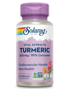 Solaray Turmeric Root Extract, 300mg, 60 Vegetarian Capsules