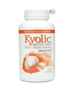 Kyolic Garlic With Vitamin C And Astragulus Formula 103, 200 Capsules