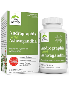 Terry Naturally Andographis & Ashwagandha - Front view