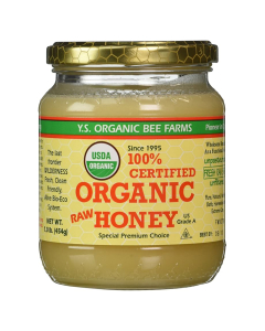 Y.S. Eco Bee Farms Organic Raw Honey - Front view