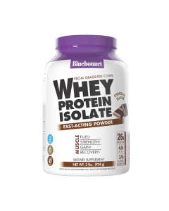 Bluebonnet Whey Protein Isolate Chocolate, 2 lbs.