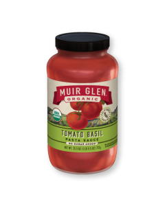 Muir Glen Tomato Basil Pasta Sauce, Organic - Front view