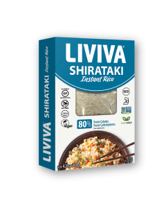 Liviva Dried Shirataki Instant Rice - Front view