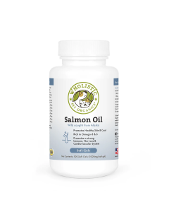 Wholistic Pet Organics Wild Salmon Oil - Front view