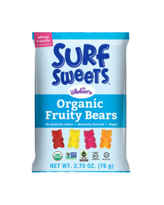 Wholesome Surf Sweets Organic Fruity Bears