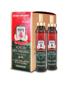 Korea Ginseng Vital Tonic Korean Red Ginseng Shot 10-Count - Front view