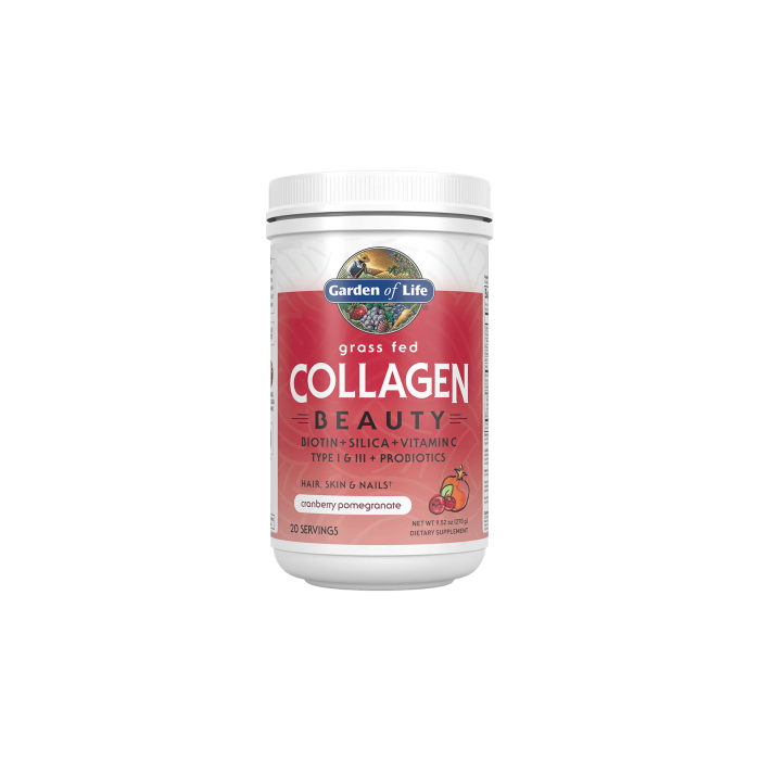 Garden of Life Grass Fed Collagen Beauty, Cranberry Pomegranate, 20 Servings