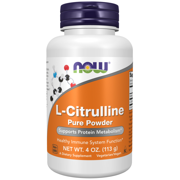 NOW Foods L-Citrulline Pure Powder - 4 oz.