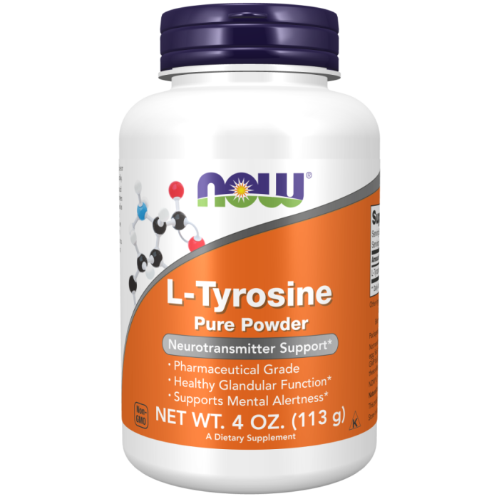 NOW Foods L-Tyrosine - 4 oz. Powder