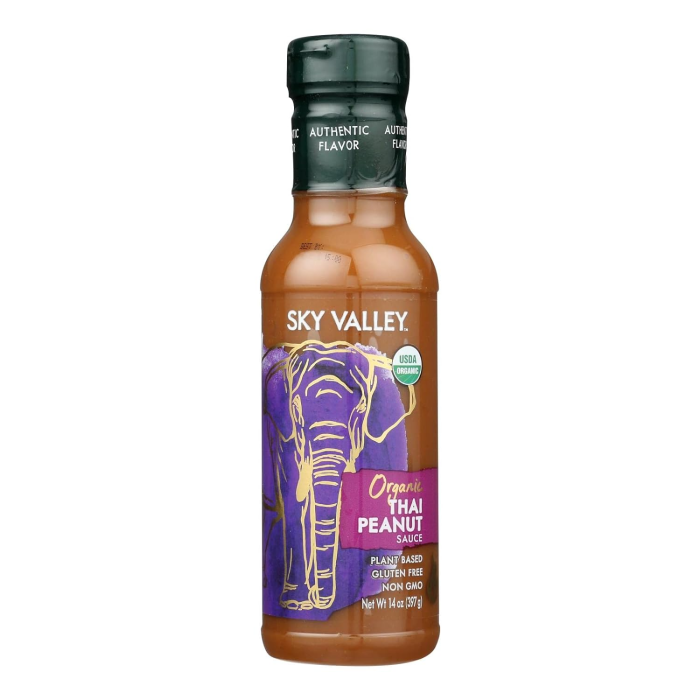 Sky Valley Organic Thai Peanut Sauce - Front view