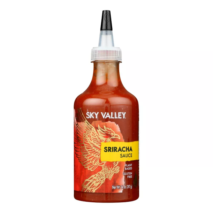 Sky Valley Sriracha Sauce - Front view