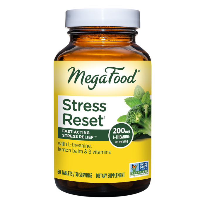 MegaFood Stress Reset - Front view