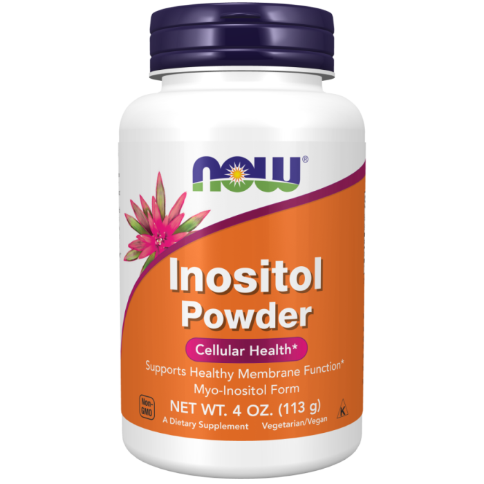 NOW Foods Inositol Powder Vegetarian - 4 oz.