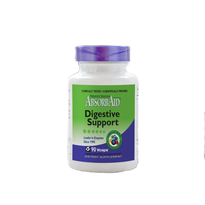 AbsorbAid Digestive Support, 90 Veg Capsules