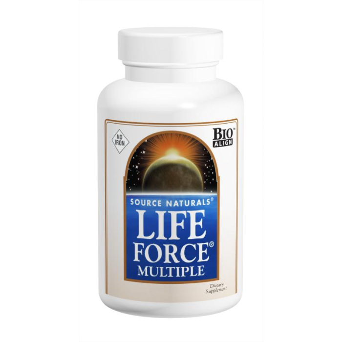 Source Naturals Life Force® Multiple Without Iron, 120 Capsules