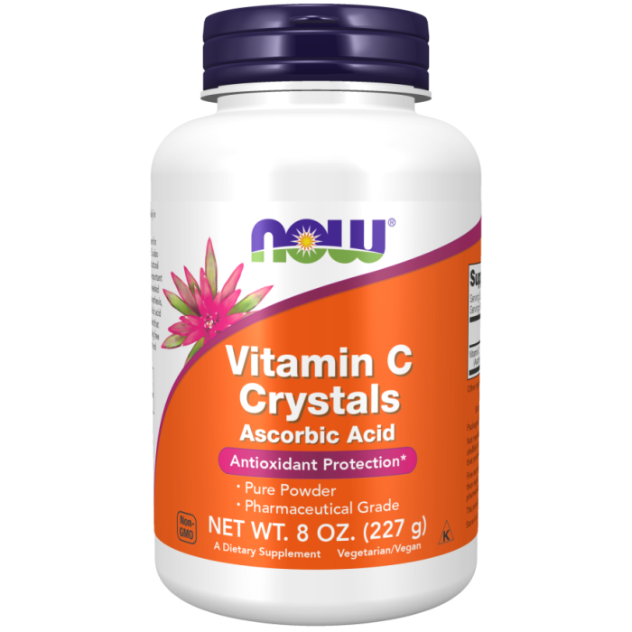 NOW Foods Vitamin C Crystals - 8 oz. Powder