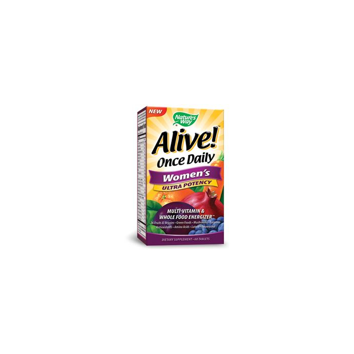 Nature's Way Alive Once Daily Women's Ultra Potency Multivitamin,  60 Tablets